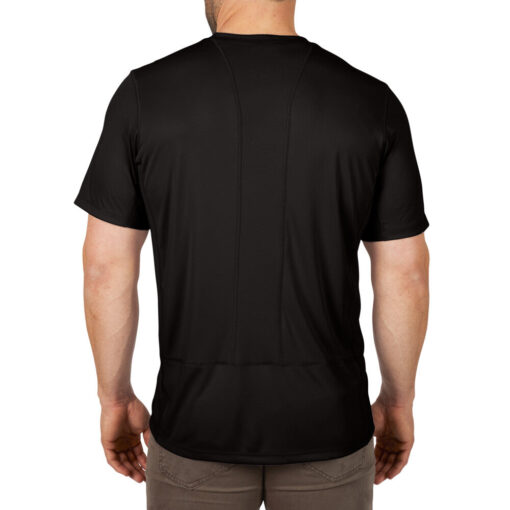 Milwaukee 414B Black WORKSKIN Light Shirt Short Sleeve - Image 5