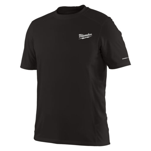 Milwaukee 414B Black WORKSKIN Light Shirt Short Sleeve - Image 2