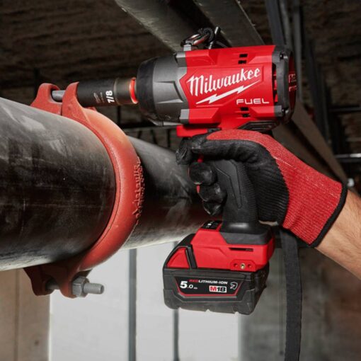 Milwaukee M18FHIW2P120 18V 1/2" FUEL Cordless High Torque Impact Wrench with Pin Detent (Skin Only) - Image 7