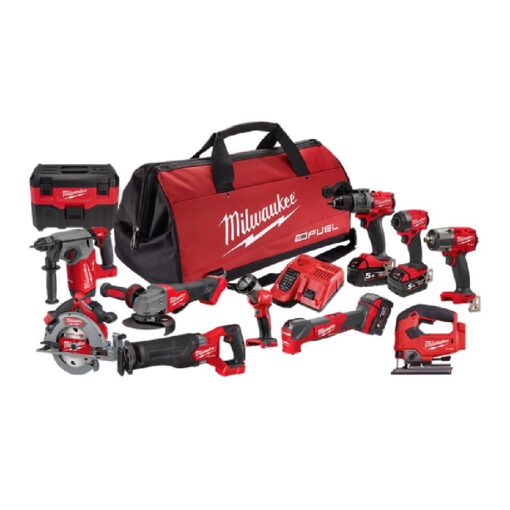 Milwaukee M18FPP11A3503B 11 Piece 18V 5.0Ah Cordless Combo Kit - Image 2