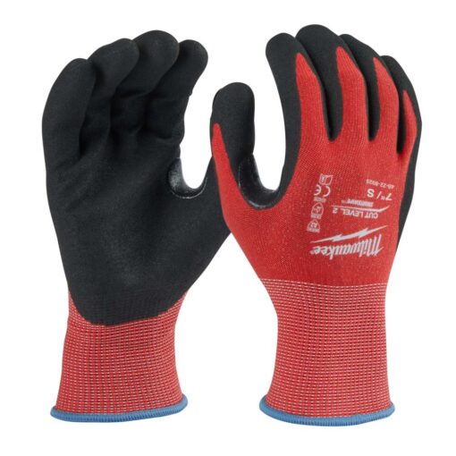 Milwaukee 48228925 Small Cut 2(B) Nitrile Dipped Gloves